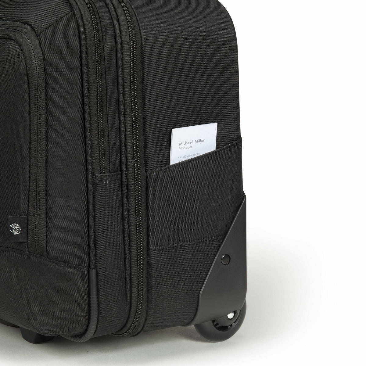 DICOTA D32043-RPET laptop case 43.9 cm (17.3") Trolley case Black