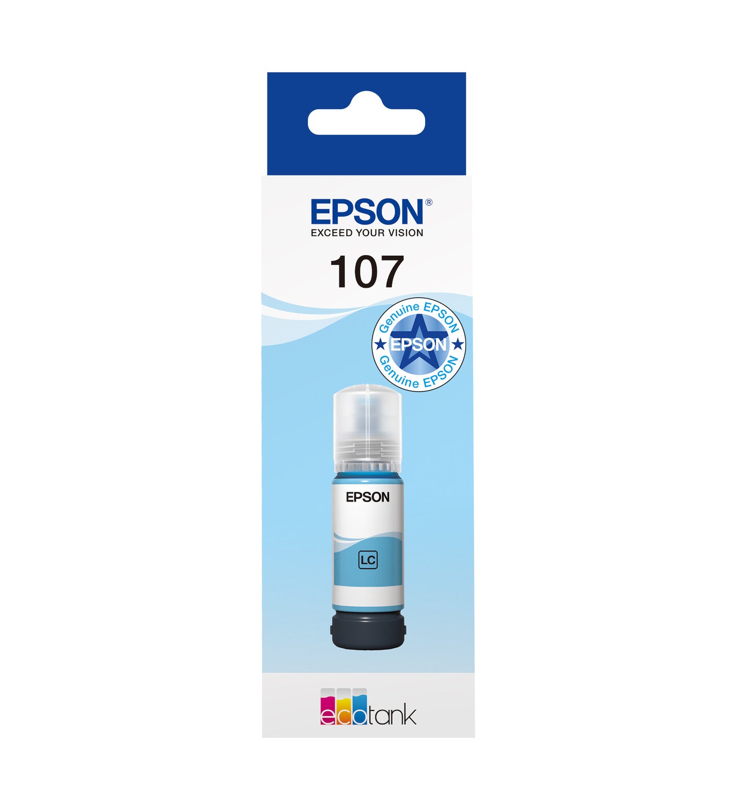 Epson 107 EcoTank Light Cyan Ink Bottle