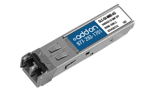 AddOn Networks GLC-SX-MMD-AO transceiver module, Fiber optic, 1000 Mbit/s, SFP