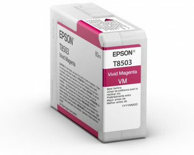 Epson Singlepack Vivid Magenta T85030N UltraChrome HD ink 80ml