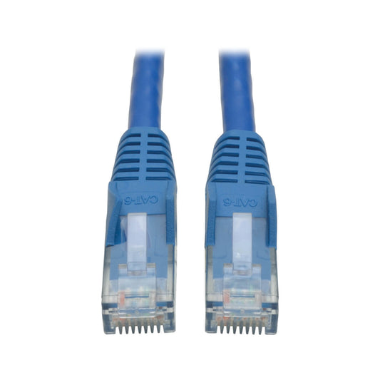 Tripp Lite N201-003-BL Cat6 Gigabit Snagless Molded (UTP) Ethernet Cable (RJ45 M/M), PoE, Blue, 3 ft. (0.91 m)