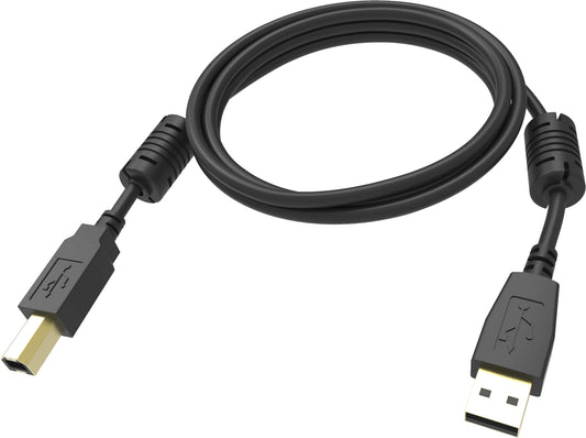 Vision TC 2MUSB/BL 1 USB cable 2 m USB 2.0 USB A USB B Black