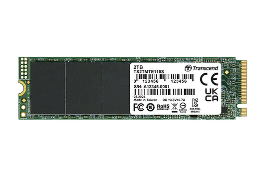 Transcend PCIe SSD 115S M.2 1000 GB PCI Express 3.0 3D NAND NVMe