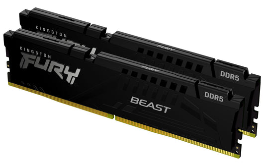 Kingston Technology FURY 64GB 5200MT/s DDR5 CL36 DIMM (Kit of 2) Beast Black EXPO