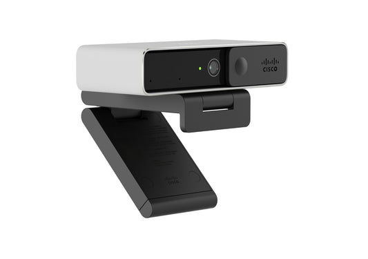 Cisco Desk Camera 4K in Platinum White with up to 4K Ultra HD Video, Dual Microphones, Low-Light Performance, 1-Year Limited Hardware Warranty (CD-DSKCAM-P-WW)