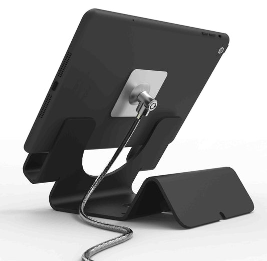Compulocks Universal Tablet Holder with Keyed Cable Lock Black