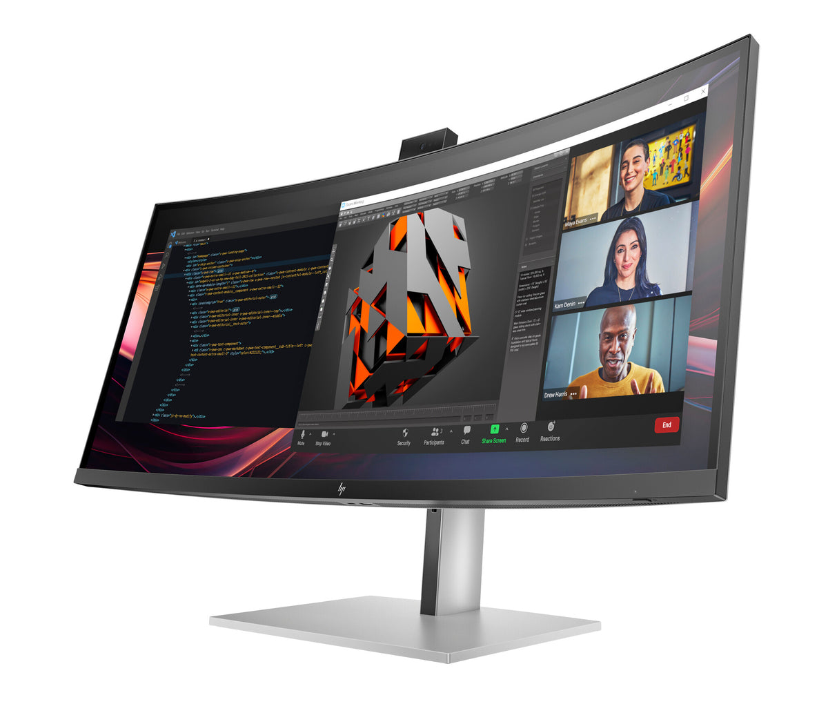 HP Series 7 Pro 34 inch WQHD Conferencing Monitor - 734pm