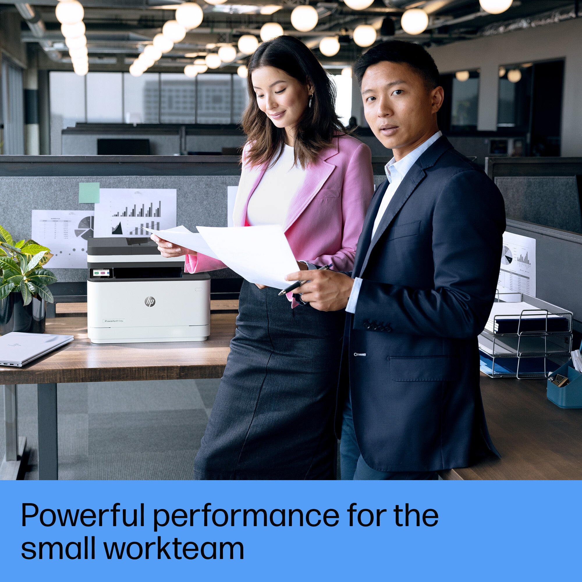 HP LaserJet Pro 3102fdw Wireless Multifunction Black and white Printer, Copier, Scanner; Duplex