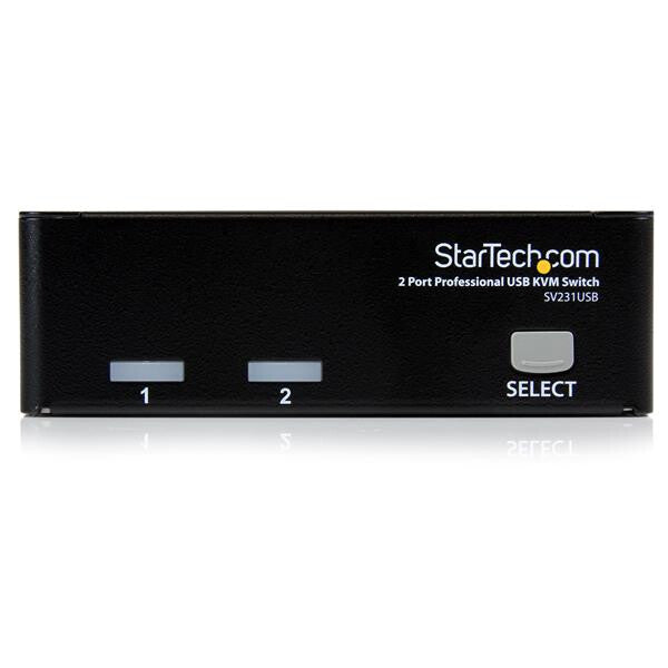 StarTech.com 2 Port Professional USB KVM Switch Kit with Cables