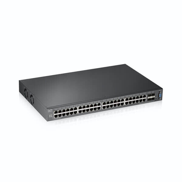 Zyxel XGS2210-52 Managed L2 Gigabit Ethernet (10/100/1000) 1U Black