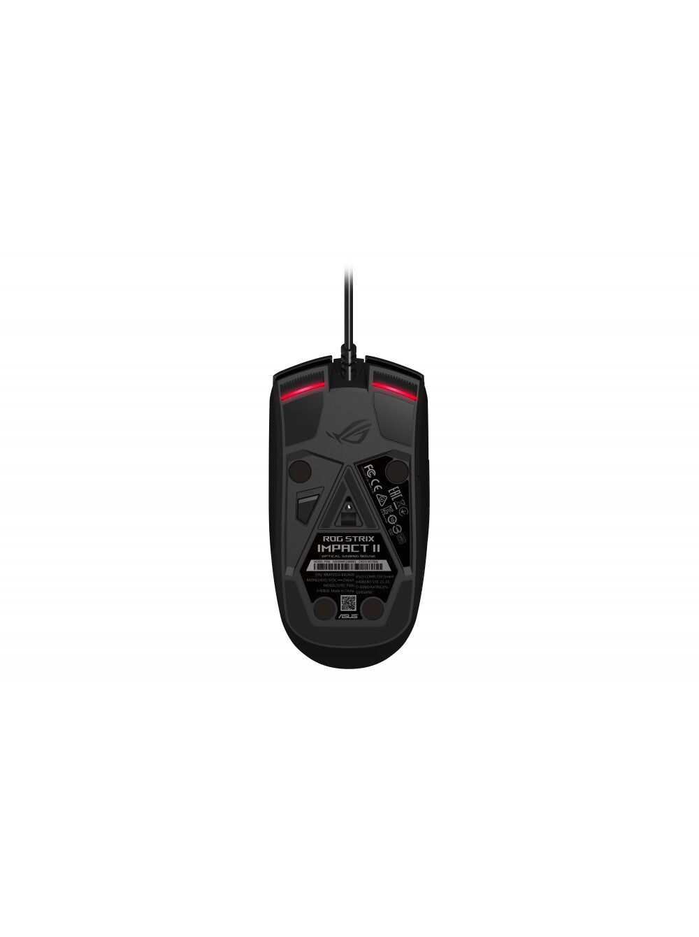 ASUS ROG Strix 6200 DPI USB Type-A Optical Impact II Ambidextrous Mouse