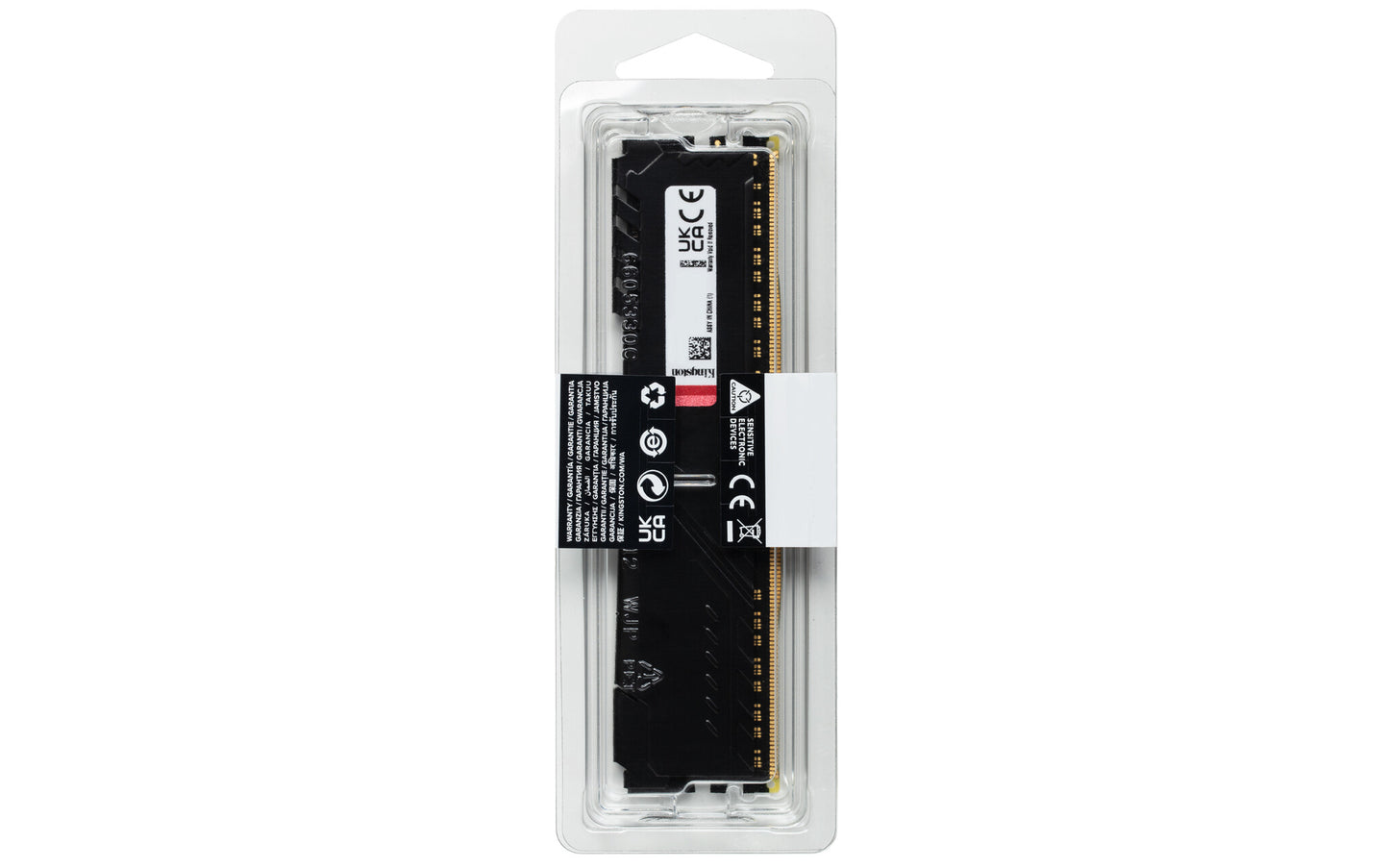 Kingston Technology FURY Beast 16GB 3200MT/s DDR4 CL16 DIMM Black