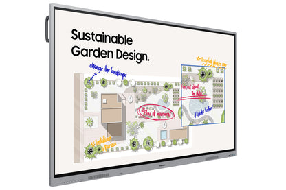 Samsung WE86FX interactive whiteboard 2.18 m (86") 3840 x 2160 pixels Touchscreen Grey HDMI