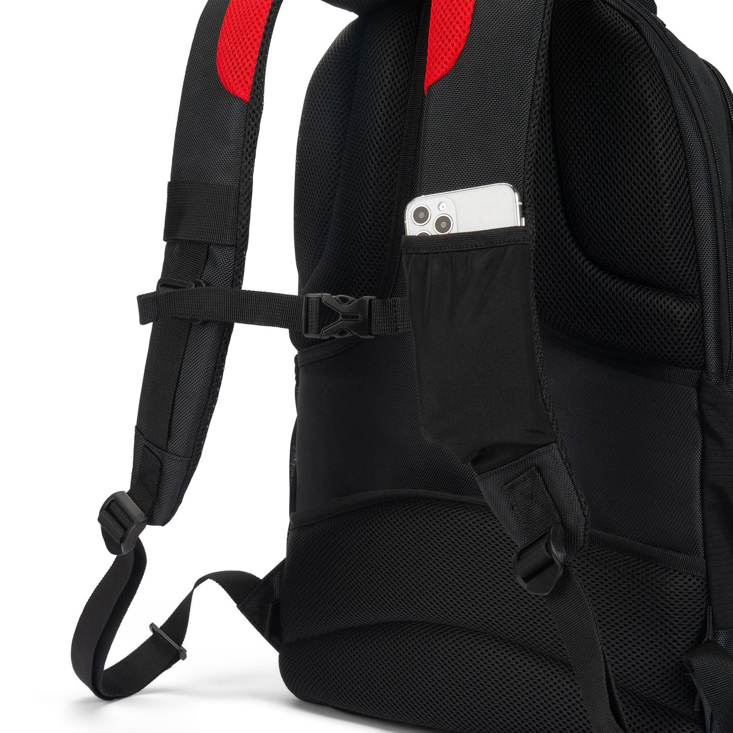 DICOTA D32119-RPET backpack Casual backpack Black, Red Polyester, Recycled polyethylene terephthalate (rPET)