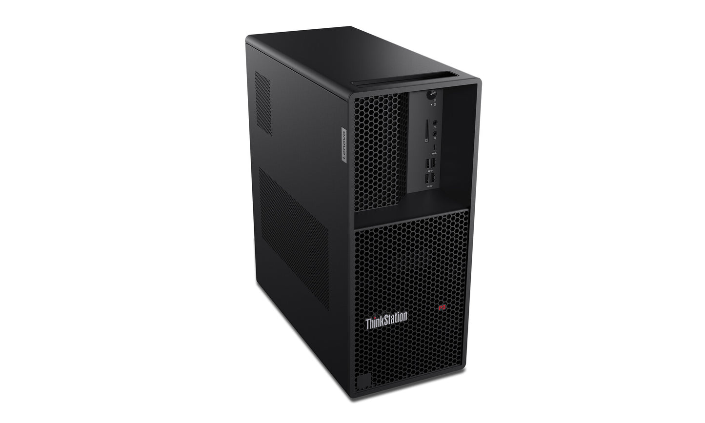 Lenovo ThinkStation P3 Tower Intel® Core™ i9 i9-14900K 64 GB DDR5-SDRAM 1 TB SSD Windows 11 Pro Workstation Black