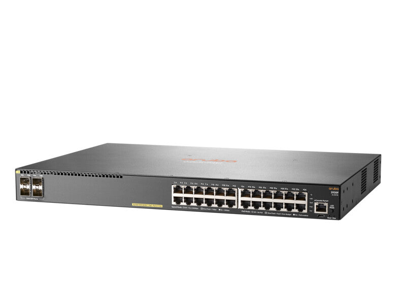 HPE Aruba Networking Aruba 2930F 24G PoE+ 4SFP Managed L3 Gigabit Ethernet (10/100/1000) Power over Ethernet (PoE) 1U Grey