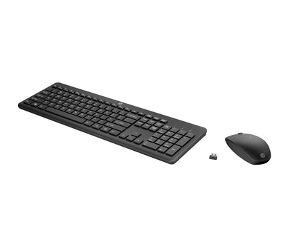 HP 235 WIRELESS MOUSE KB COMBO-BELG keyboard Mouse included Office RF Wireless Black