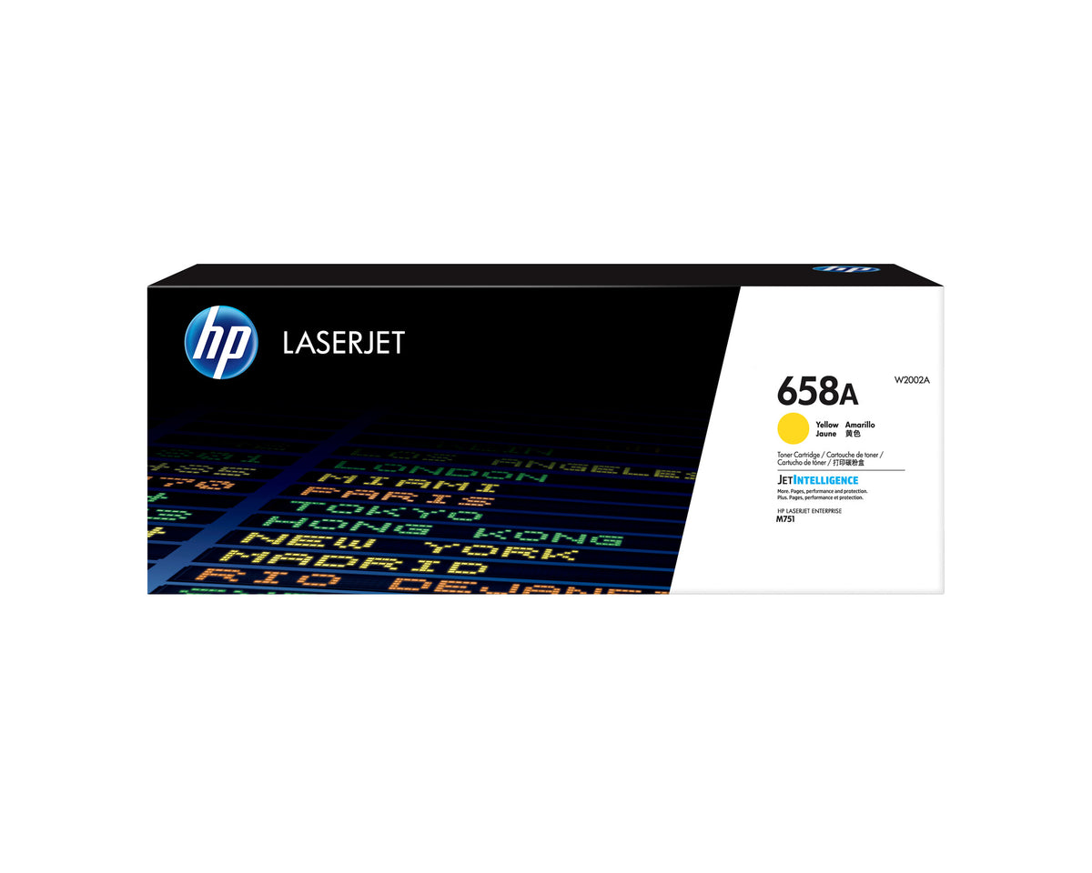 HP 658A Yellow Original LaserJet Toner Cartridge