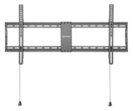 Manhattan Wall Mount for TV & Monitors (Fixed Low Profile), For screens 43" to 100", VESA compatibility: all between 200x200mm to 800x400mm - check the dimensions of the four mounting holes on back of screen to ensure it fits, Max 70kg, Black, Bracket