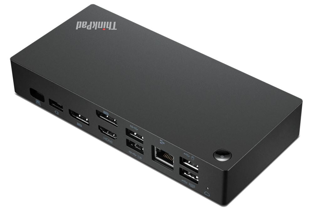 Lenovo 40B20135IT laptop dock/port replicator Wired USB 3.2 Gen 1 (3.1 Gen 1) Type-A + Type-C Black