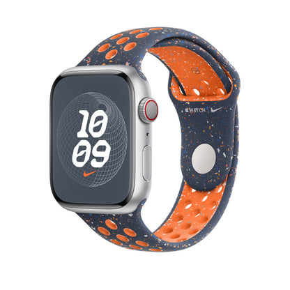 Apple 45mm Blue Flame Nike Sport Band - S/M