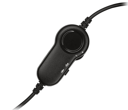Logitech 981-000587 headphones/headset Wired Head-band Office/Call center Black