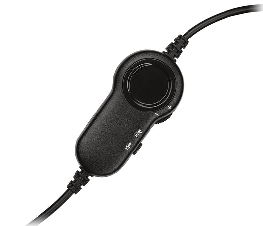Logitech 981-000587 headphones/headset Wired Head-band Office/Call center, Boom microphone, black