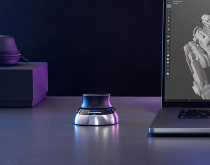 3Dconnexion SpaceMouse mouse Office RF Wireless + Bluetooth + USB Type-A 6DoF