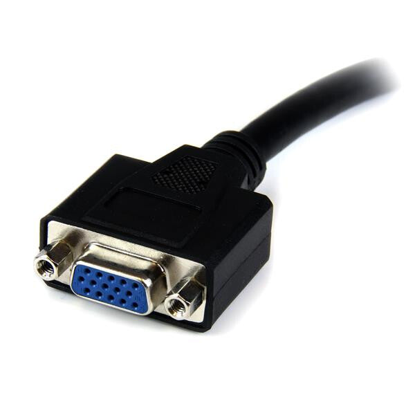 StarTech.com 8in DVI to VGA Cable Adapter - DVI-I Male to VGA Female