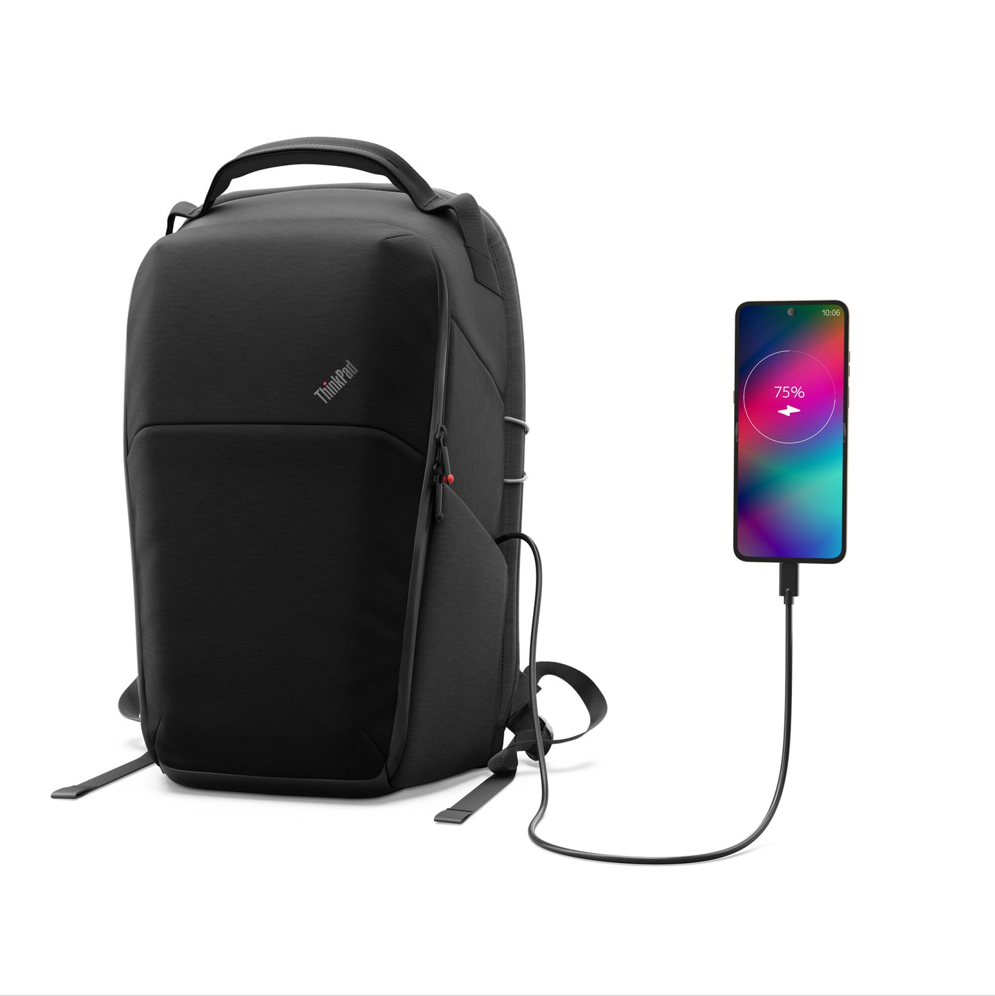 Lenovo ThinkPad 16" Click-Go 40.6 cm (16") Backpack Black, Dark Grey