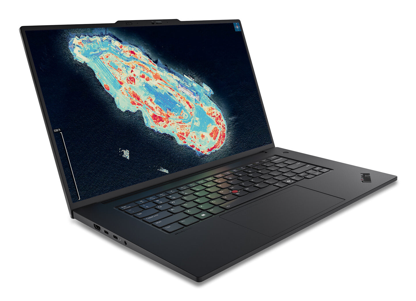 Lenovo ThinkPad T1g Gen 8 Copilot+ PC Intel Core Ultra 9 285H Laptop 40.6 cm (16") WUXGA 64 GB LPDDR5x-SDRAM 2 TB SSD NVIDIA GeForce RTX 5070 Wi-Fi 7 (802.11be) Windows 11 Pro UK English Black