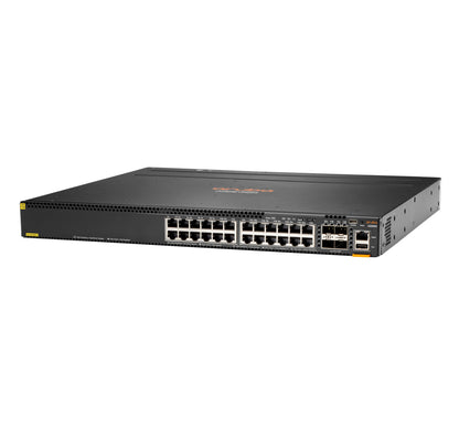 HPE Aruba Networking Aruba 6300M 24-port 1GbE Class 4 PoE & 4-port SFP56 Managed L3 Gigabit Ethernet (10/100/1000) Power over Ethernet (PoE) 1U