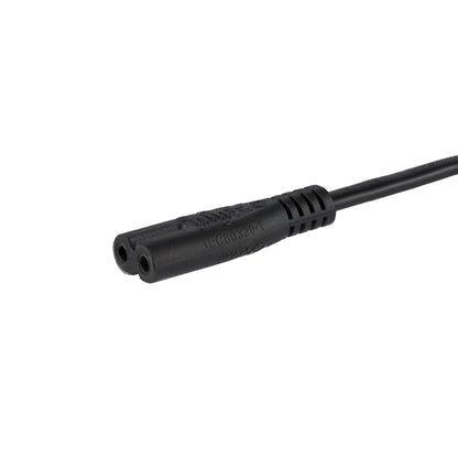 StarTech.com 6ft (2m) UK Laptop Power Cable, BS 1363 to C7, 2.5A 250V, 18AWG, Black, UK Laptop Replacement Cord, Printer Power Cable, AC Laptop Charger Cord, Laptop Power Brick Cord