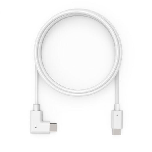 Compulocks 6ft Charge & Data USB-C to USB-C 90-Degree Cable Right Angle White