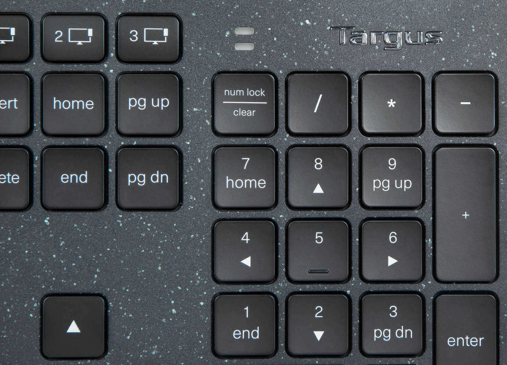 Targus Sustainable Energy Harvesting EcoSmart keyboard Universal Bluetooth QWERTY Nordic Black