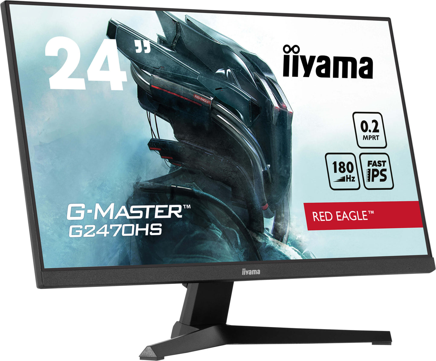 iiyama G-MASTER G2470HS-B1 computer monitor 60.5 cm (23.8") 1920 x 1080 pixels Full HD LCD Black