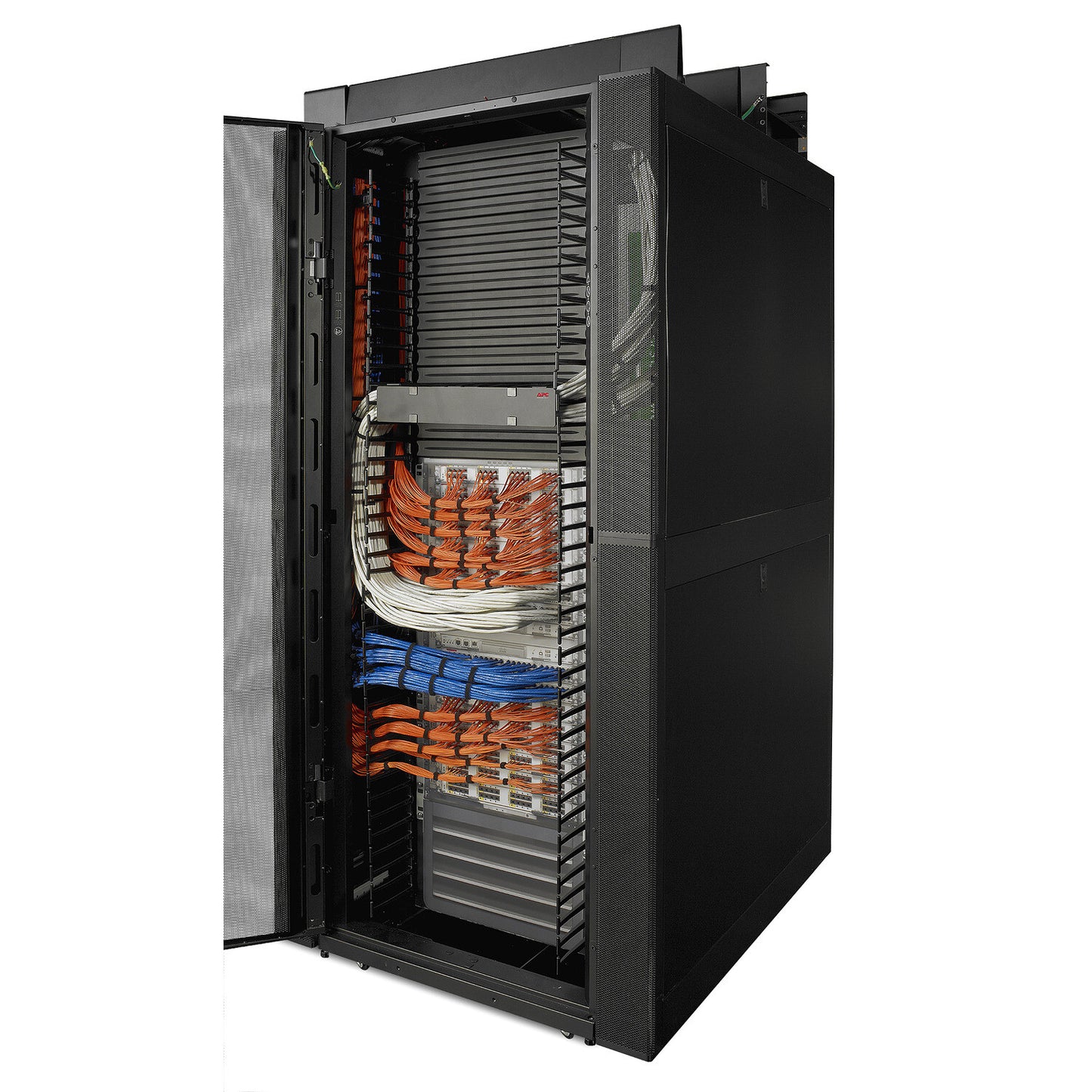 APC NetShelter Cable Management, Vertical Cable Manager, for NetShelter SX Networking Enclosure, Set of 4, 25 x 1778 x 163 mm