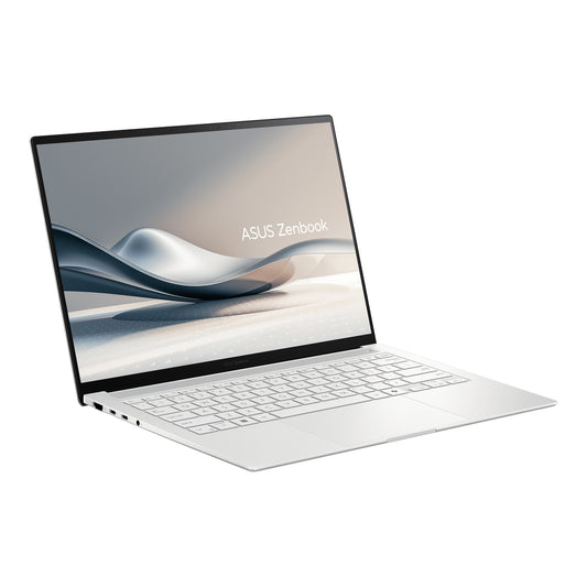 ASUS Zenbook S14 UX5406SA-PZ169W Copilot+ PC Intel Core Ultra 7 258V Laptop 35.6 cm (14") Touchscreen 3K 32 GB LPDDR5x-SDRAM 1 TB SSD Wi-Fi 7 (802.11be) Windows 11 Home White