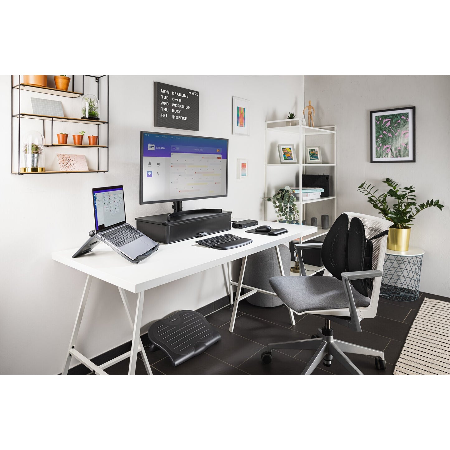 Kensington SmartFit Easy Riser Laptop Cooling Stand - Black