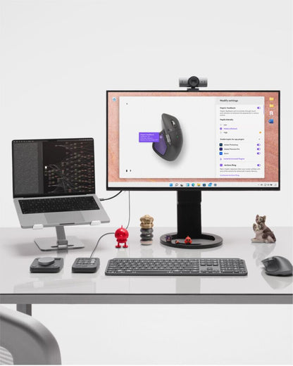 Logitech MX Master 4 mouse Office Right-hand RF Wireless + Bluetooth Laser 8000 DPI