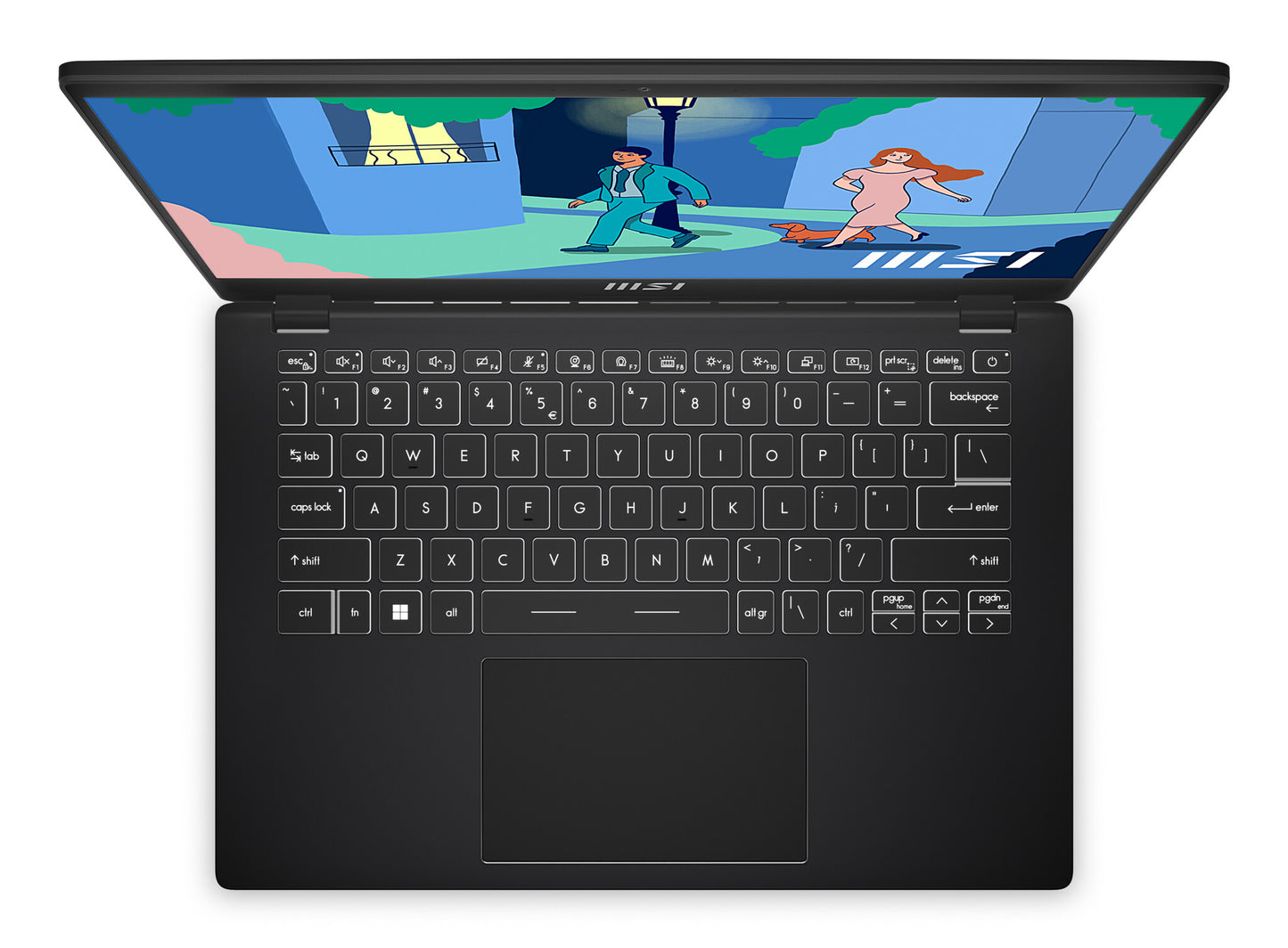 MSI Modern 14 C7M-074UK AMD Ryzen™ 5 7530U Laptop 35.6 cm (14") Full HD 8 GB DDR4-SDRAM 512 GB SSD Wi-Fi 6E (802.11ax) Windows 11 Home Black