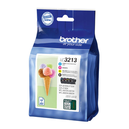 Brother LC3213VALDR ink cartridge 4 pc(s) Original High (XL) Yield Black, Cyan, Magenta, Yellow