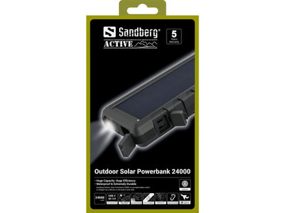 Sandberg Outdoor Solar Powerbank 24000