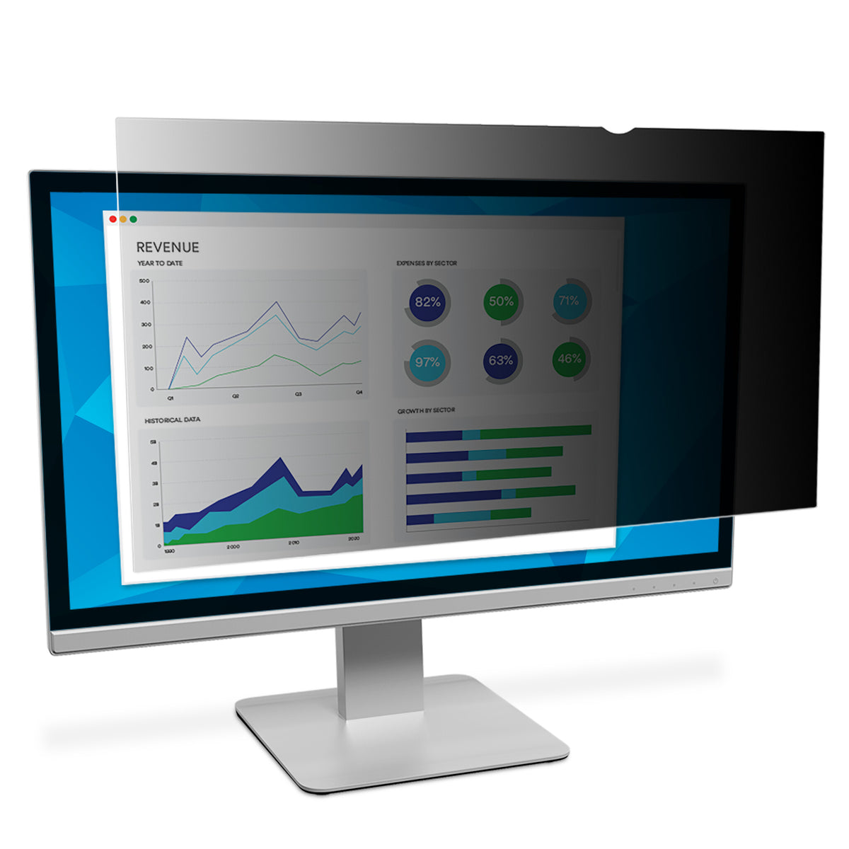 3M Privacy Filter for 49in Full Screen Monitor, 32:9, PF490W3E