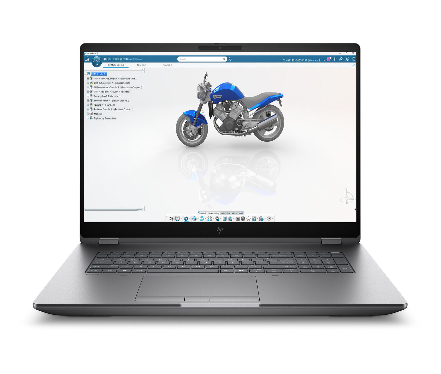 HP ZBook Fury G1i Data Science Intel Core Ultra 9 285HX Mobile workstation 45.7 cm (18") WQXGA 64 GB DDR5-SDRAM 1 TB SSD NVIDIA RTX PRO 3000 Blackwell Wi-Fi 7 (802.11be) Windows 11 Pro AI Workstation, AI PC Silver
