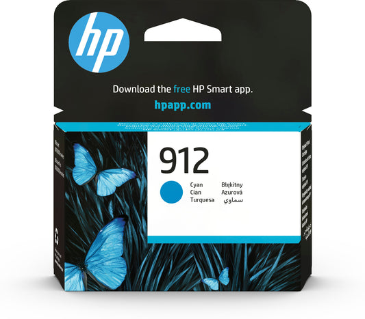 HP 912 Cyan Original Ink Cartridge