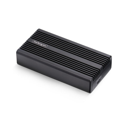 StarTech.com USB4 M.2 NVMe Enclosure, 40Gbps, External USB-C/Thunderbolt NVMe SSD Enclosure, Aluminum Heatsink Case, B+M/M-Key