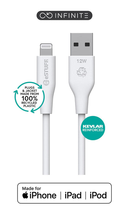 eSTUFF ES601170-BULK lightning cable 1 m White