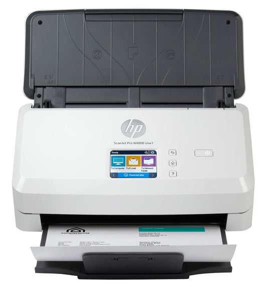 HP ScanJet Pro N4000 snw1 Sheet-fed scanner 600 x 600 DPI A4 Black, White