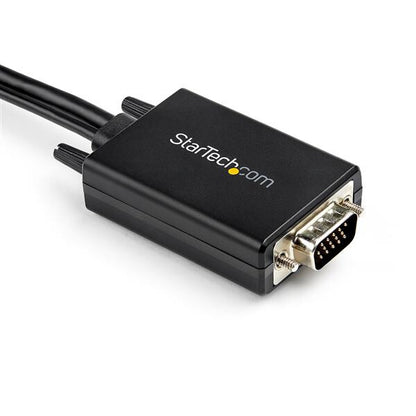 StarTech.com 2m VGA to HDMI Converter Cable with USB Audio Support & Power - Analog to Digital Video Adapter Cable to connect a VGA PC to HDMI Display - 1080p Male to Male Monitor Cable